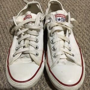 White low top converse
